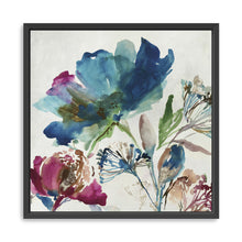 Turquoise on Watercolor Floral