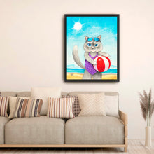 Kitty at the Beach