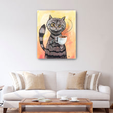 Morning Coffee Cat