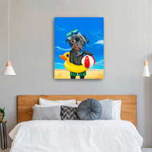 Pug at the Beach