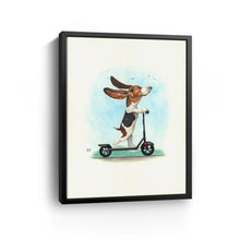 Basset on Wheels