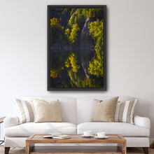 Chapel Pond Reflection - Foliage and Cliffs