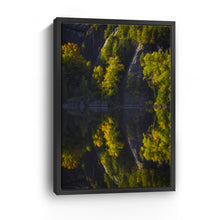 Chapel Pond Reflection - Foliage and Cliffs