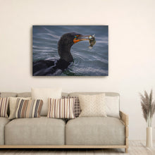 Cormorant and Fish - Maine Coast