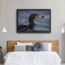 Cormorant and Fish - Maine Coast