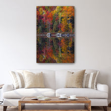 Round Pond Foliage Reflection Centered