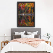 Round Pond Foliage Reflection Centered