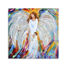 Angel with Red Roses