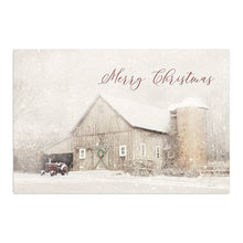 White Christmas Barn