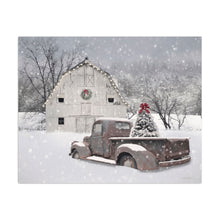 White Barn Truck Christmas Tree