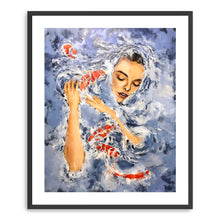 Playing With Koi Fish