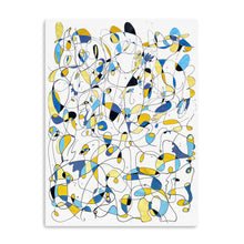 Blue Line Abstract