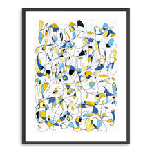 Blue Line Abstract