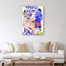 Man in Armchair With Child