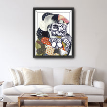 Man With Dots And Stripes