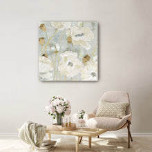 Poppies in the Wind Cream Square