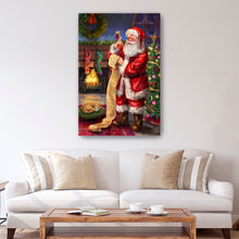 Santa With His List