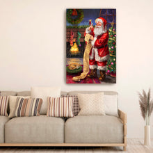 Santa With His List