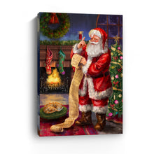 Santa With His List