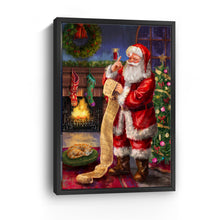 Santa With His List