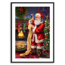 Santa With His List