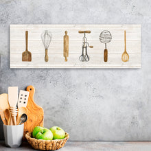 Vintage Kitchen Utensils Panel