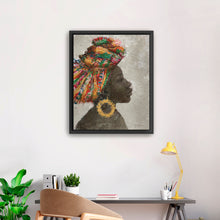 Portrait of a Woman I (Gold Hoop)