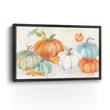 Blue and Orange Pumpkin Patch