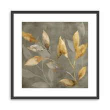 Leaves on Grey
