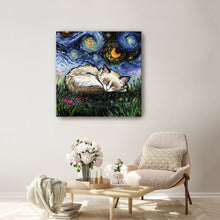 Sleepy Ragdoll Kitten Night