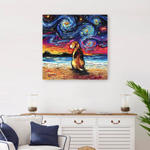 Beagle Night II Canvas Wall Art