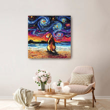 Beagle Night II Canvas Wall Art