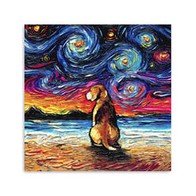 Beagle Night II Canvas Wall Art