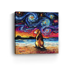 Beagle Night II Canvas Wall Art