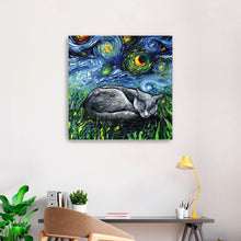 Sleepy Russian Blue Night