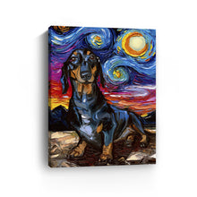 Black And Tan Dachshund Night 2