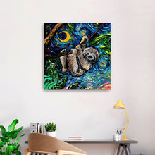 Sloth Starry Night