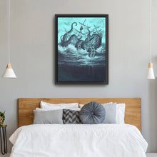 Release The Kraken Canvas Wall Art