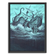 Release The Kraken Canvas Wall Art