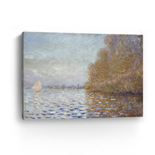 Argenteuil Basin with a Single Sailbboat, 1874 by Claude Monet