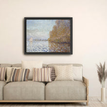 Argenteuil Basin with a Single Sailbboat, 1874 by Claude Monet