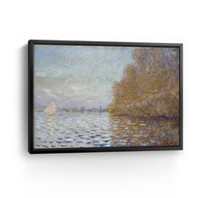 Argenteuil Basin with a Single Sailbboat, 1874 by Claude Monet