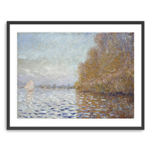 Argenteuil Basin with a Single Sailbboat, 1874 by Claude Monet