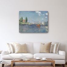 Red Boats - Argenteuil, 1875 by Claude Monet