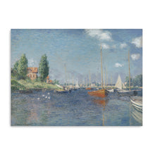 Red Boats - Argenteuil, 1875 by Claude Monet
