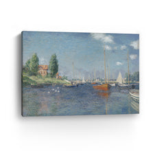 Red Boats - Argenteuil, 1875 by Claude Monet