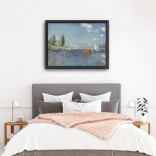 Red Boats - Argenteuil, 1875 by Claude Monet