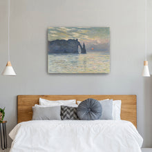 The Cliff - Ã‰tretat - Sunset, 1883 by Claude Monet