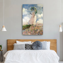 Woman with a Parasol - Study of a Figure Outdoors (Facing Left), 1886 by Claude Monet