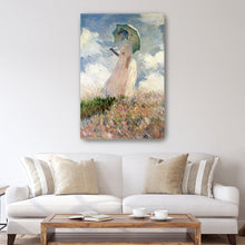 Woman with a Parasol - Study of a Figure Outdoors (Facing Left), 1886 by Claude Monet